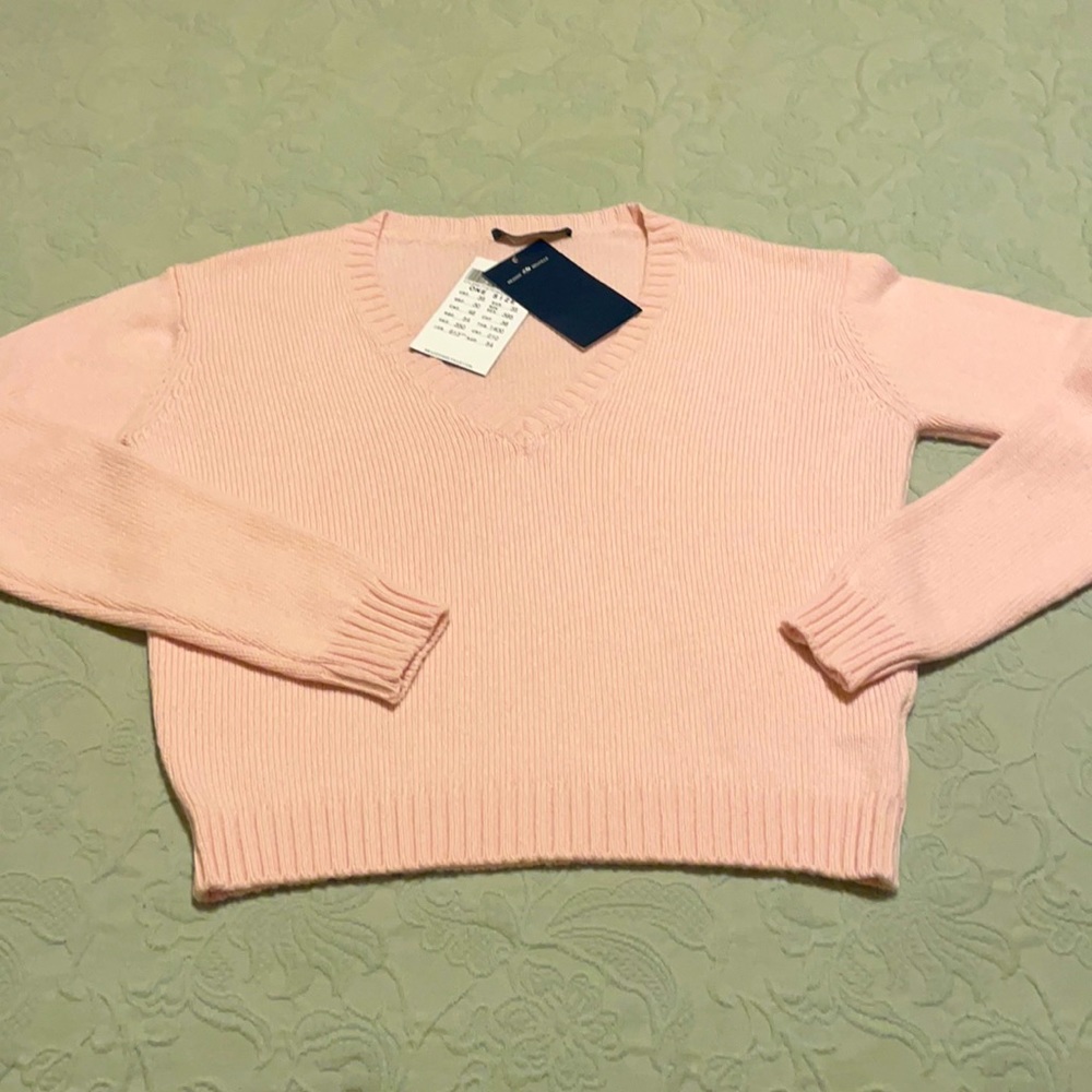 Brandy Melville v neck sweater NWT